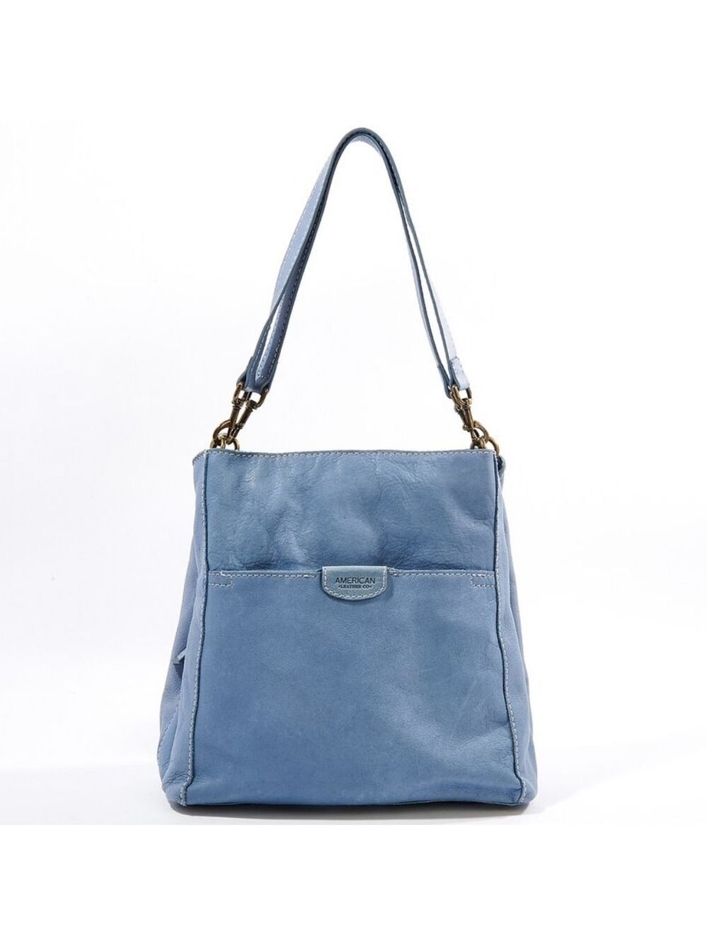 American Leather Co. Austine Triple Entry Bucket Bag